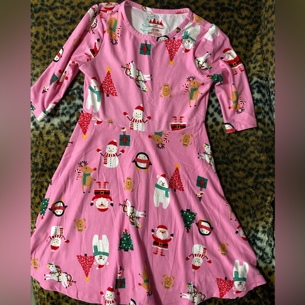 5 Piece Lot of Girls Christmas Clothes with Dresses